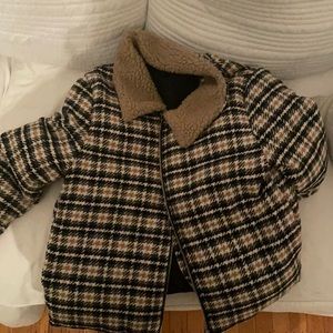 PLAID PUFFER COAT- Central Park West purchased from Revolve